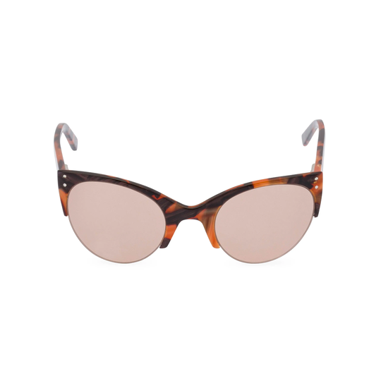 Ella Earth Brown Cat Eye Sunglasses Classic Vintage Upswept 1950S Late 1940S Style Remodelled From Original Found Pair