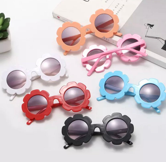 Sunglasses For Toddlers & Children. Flower Sunglasses. Eye Protection Summer Kids