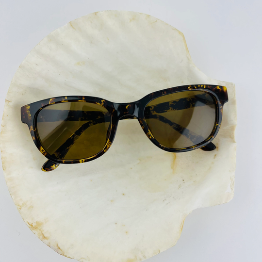 Authentic Vintage 90S Brown Tortoise Shell Sunglasses With Lens