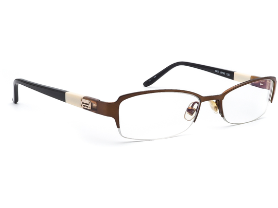 Kate Spade Women's Eyeglasses Pati Op40 Brown Black Half Rim Frame 50[]17 135