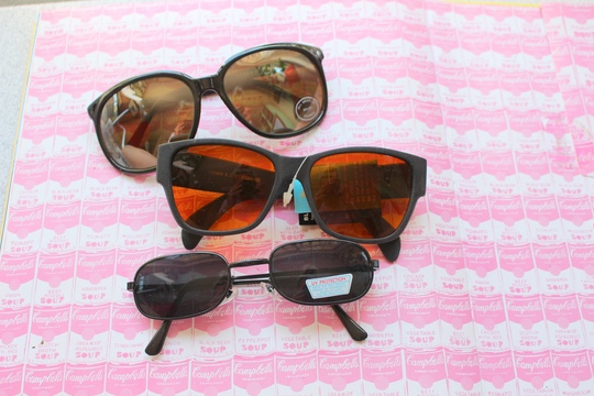 Vintage Mirrored Sunglasses Set.nos. Instant Collection. Nos. Dapper. Set Of 3. Vintage Sunglasses. Shades. Aviators. Wayfarers. Clubmaster