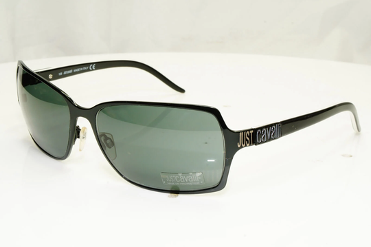 Authentic Just Cavalli Mens Womens Vintage Sunglasses Black Jc 6S B5 35059