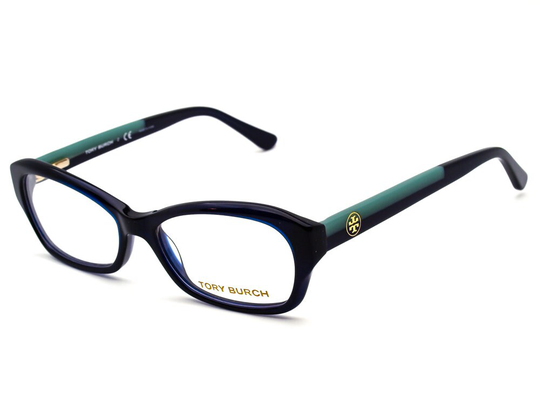 Tory Burch Eyeglasses Ty 2037 511 Black/Green Rectangular Frame 51[]15 140