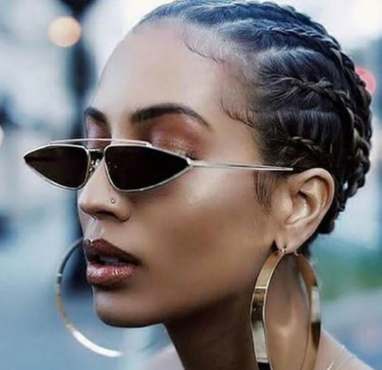 Double Metal Frame Vintage Sunglasses
