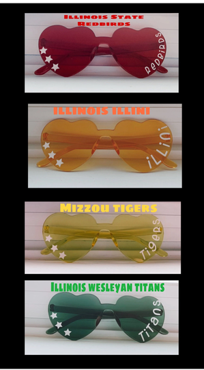 Customizable Heart Sunglasses
