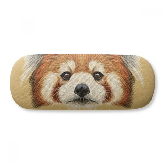 Chestnut Wild Red Panda Animal Glasses Case Eyeglasses Hard Shell Storage Spectacle Box