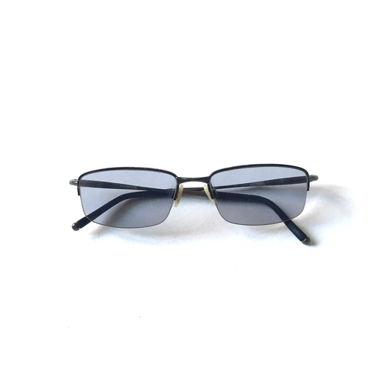 Men's Vintage Pewter Oakley Clubface Specs Eyeglasses Glasses Size 54-17-143