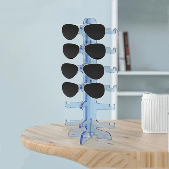 Sunglass Display Rack Silicone Mold, New Eyeglass Stand Holder Organizer Shelf Resin Epoxy Mold
