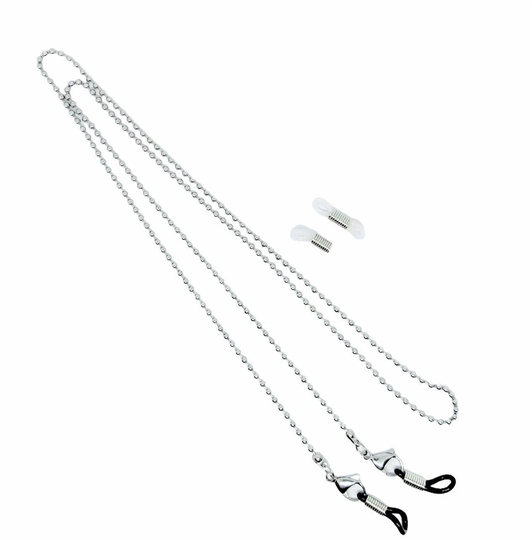 Silver Plated Sunglasses Ball Chain