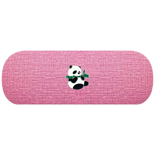 Panda Bear Glasses Case. Eating Bamboo Spectacle Sitting Eyeglasses Safari Sunglasses Zoo Animal Birthday Gift