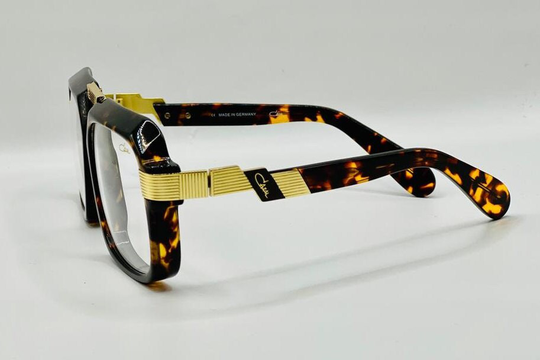 Cazal Brown Tortoise Sunglasses Mod 669 Polaroid Clear Lens Cazal Eyewear