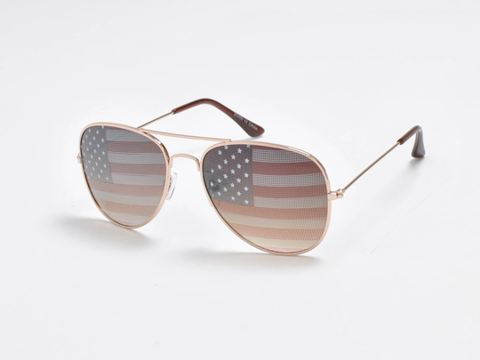 American Flag Aviators Sunglasses Usa Shades July Fourth Independence Day Holiday
