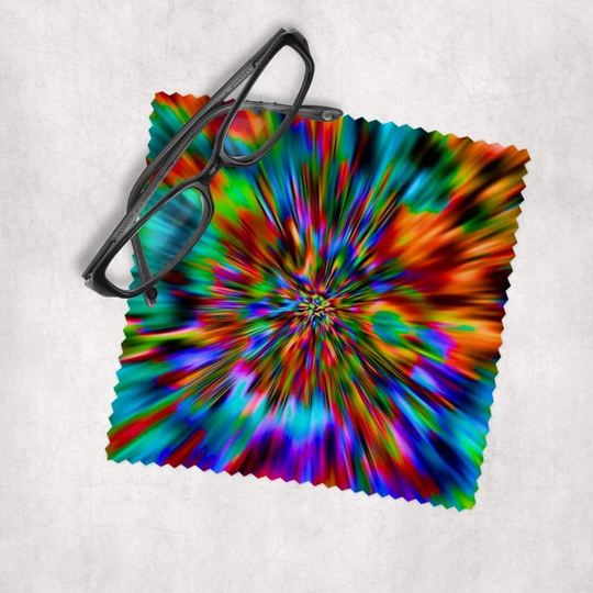 Psychedelic #1 - Microfiber Lens Cleaning Cloth For Eyeglasses, Cameras, Smartphones & All Screens
