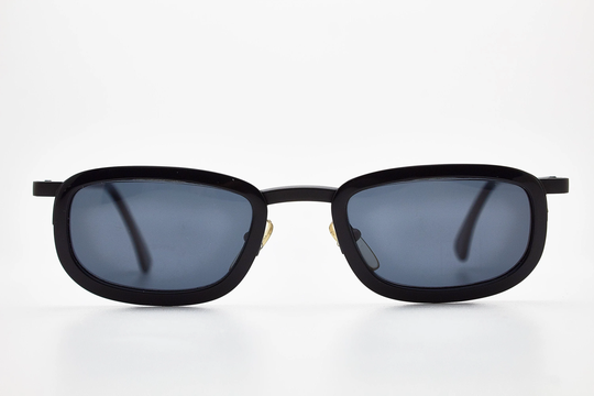 Vintage Sunglasses Alain Mikli 3240 Black Paris Metal Man Frame Steampunk Unique Stylish Glasses Designer Eyewear 00