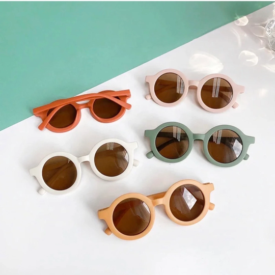 Children's Sunglasses, Kids Sunglasses, Cream Heart Festival Holiday, Fashion