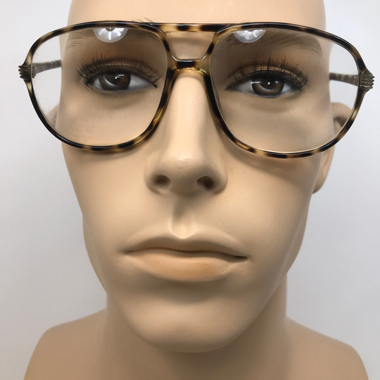 Vintage Pilot Eyeglasses Philip Glasses Frame Brown Used Eyeglass Frames Retro