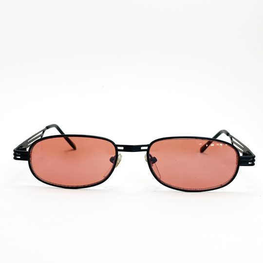 True Vintage 90S Deadstock Black Nightvision Rectangle Sunglasses