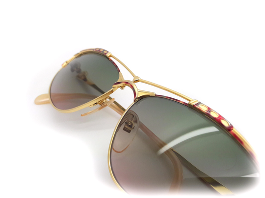 Vintage Roman Rothschild R1046 05 Cat Eye Sunglasses // 1980S Designer
