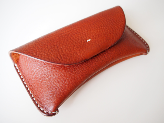 Leather Glasses Holder, Case, Sunglasses Pouch - Tan