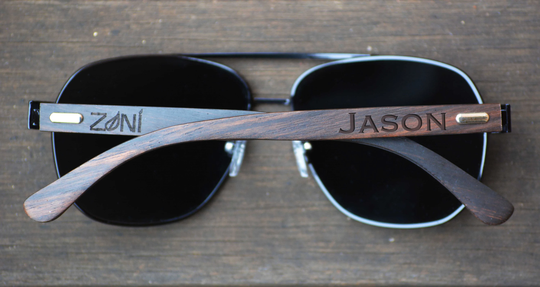 Groomsmen Aviator Sunglasses. Wooden Bamboo Personalized Wood Valentines. Gift. Mens & Womens Sunglasses