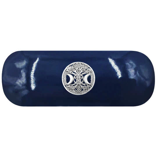 Silver Tree Of Life Hard Glasses Case. Triple Moon Goddess Spectacle Witches Reading Eyeglasses Gothic Sunglasses Birthday Gift