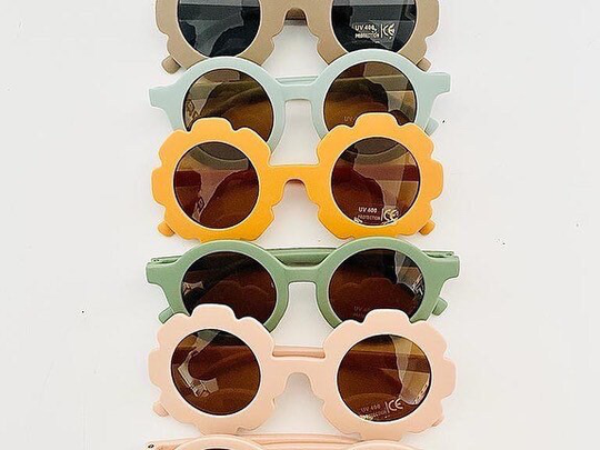Kids Sunglasses/ Toddler Sunglasses/Baby Sunglasses/Sunflower Sunglasses