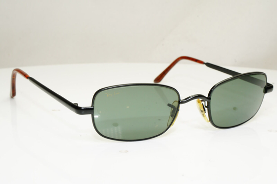 Authentic Bausch Lomb Ray-Ban Mens Vintage Sunglasses Black W2951 Bl 30483