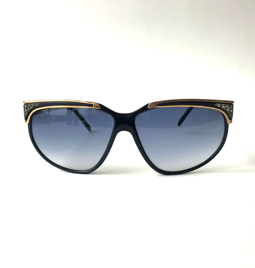 80S Vintage Jacques Fath Paris Oversize Sunglasses