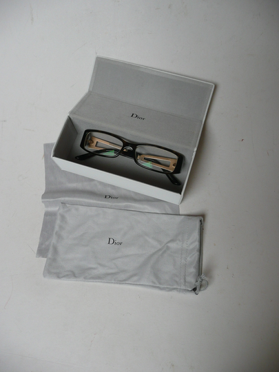 Vintage Cristian Dior Cd3139 Swv 135 Italy Eyeglasses Specs Frame With Case