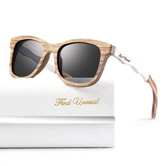 Nature Zebra Wooden Sunglasses With Square Vintage Frame Prescription Glasses Groomsmen Proposal Eye Frames