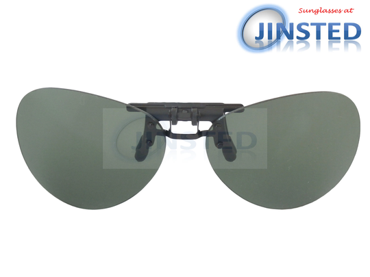 Green Aviator Clip On Flip Up Sunglasses Uv400 Protection Acp033