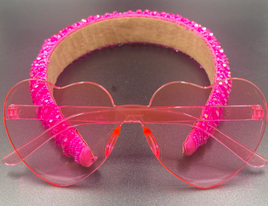 Colored Sunglasses & Matching Headband Set | Price Drop