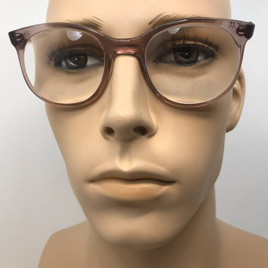 Vintage Merx Ps80 Eyeglasses Glasses Frame Purple Round Used Eyeglass Frames Retro