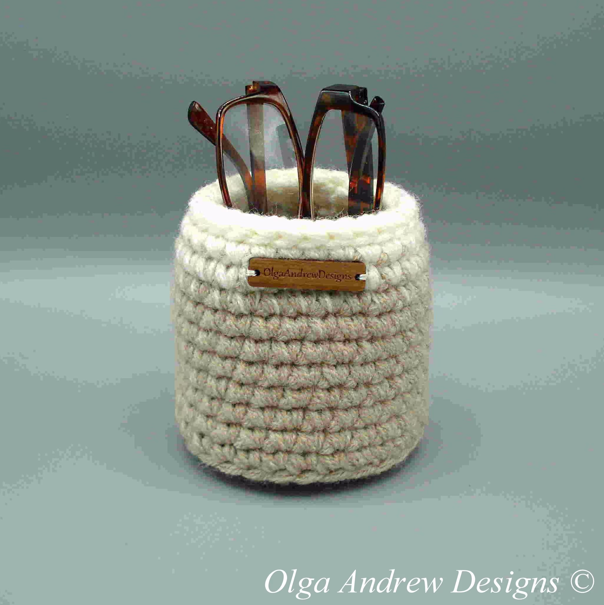 Small-Medium Round Eyeglass Holder, Soft Eyeglasses Stand, Double Glasses Office Stand, Desk Holder, Olgaandrewdesigns