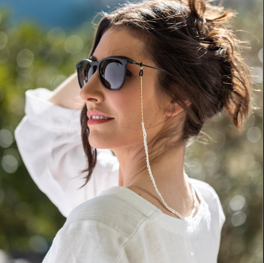 Eyewear Chain | Gold Vermeil & Macrame