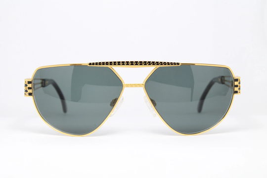 Poker 1027 Col. 1 Xl Aviator Ultra Rare Unique Vintage Sunglasses Lunettes Occhiali Solglasögon Sole #lse02