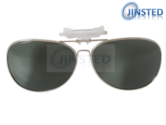 Green Aviator Clip On Flip Up Sunglasses Uv400 Protection Acp018