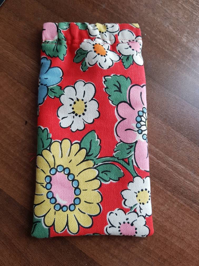 Glasses/Sunglasses Case Made in Cath Kidston Camden Fabric