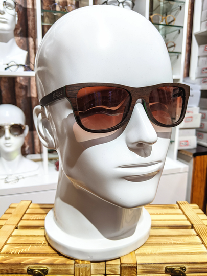 Ebony Square Sunglasses Layer Wood Design Groomsmen Proposal Eye Glasses Frames
