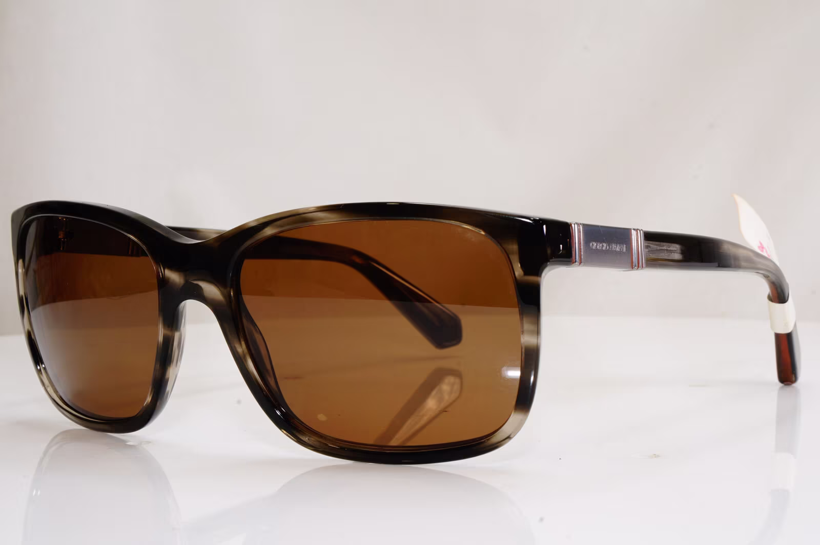 Giorgio Armani Mens Womens Vintage Sunglasses Grey Square Ar 8016 5035/73 26999