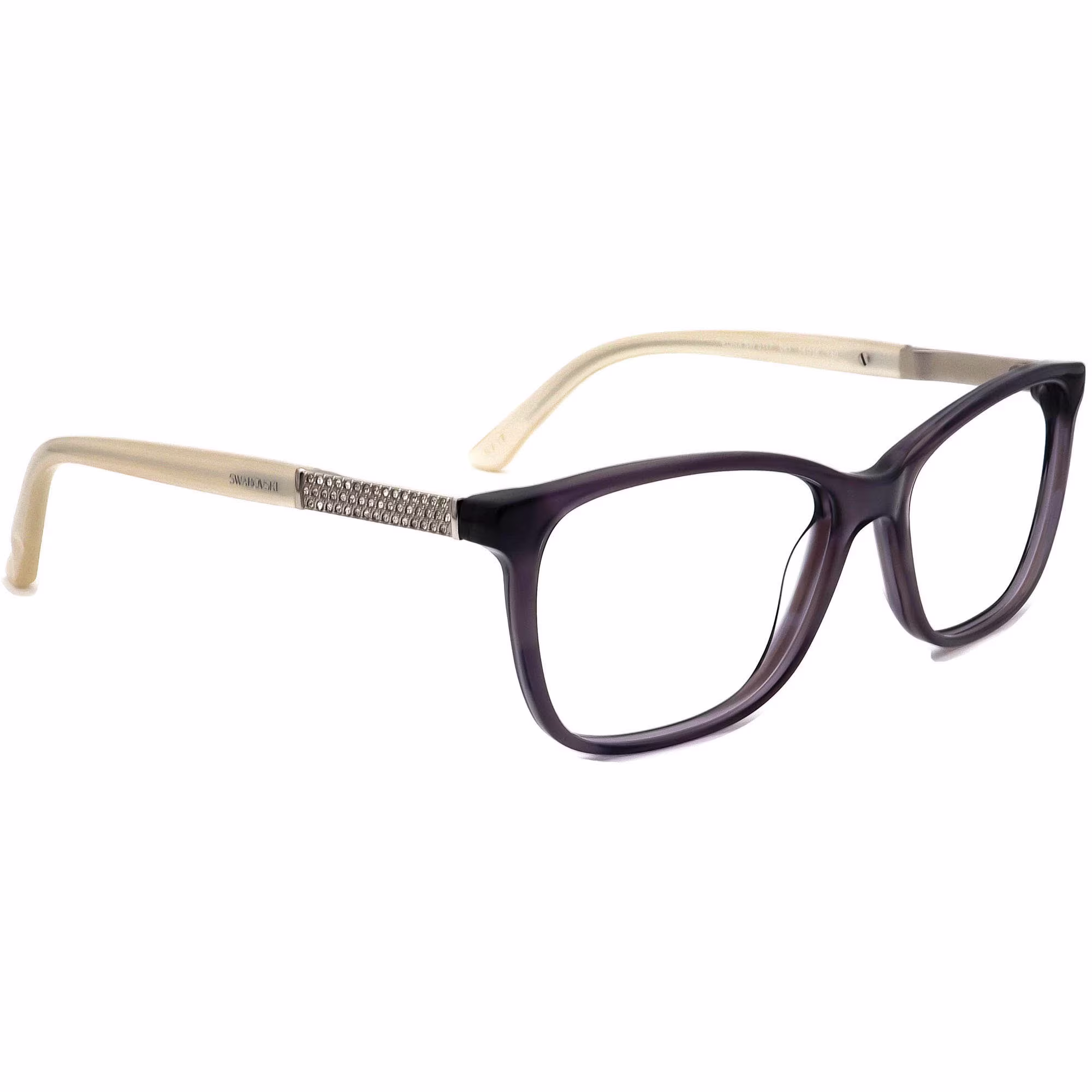 Swarovski Eyeglasses Elina Sw 5117 081 Purple/Opaque Square Frame 54[]16 140