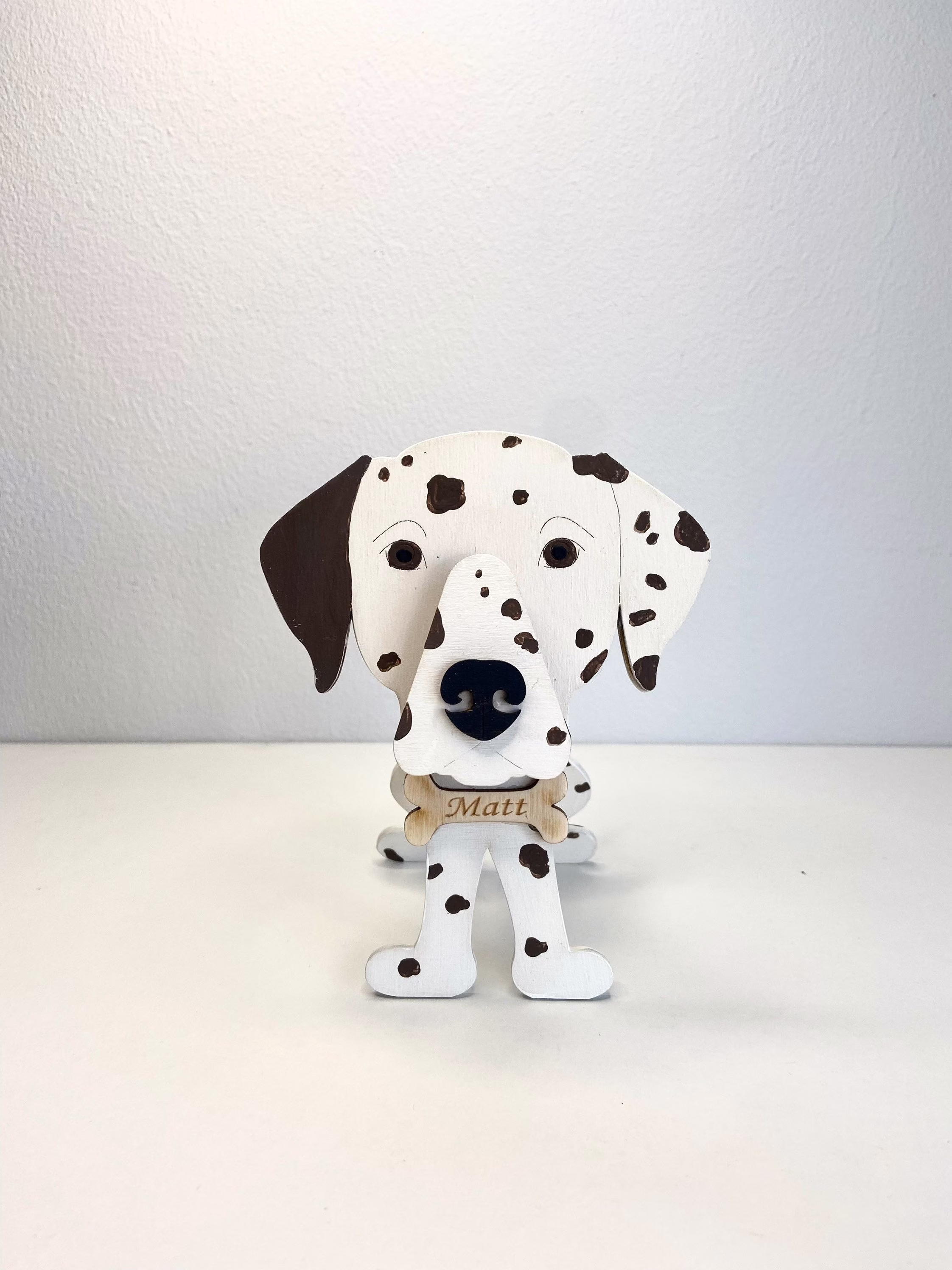 Dalmatian Eyeglasses Stand Holder, Glasses Wooden Stand, Holder
