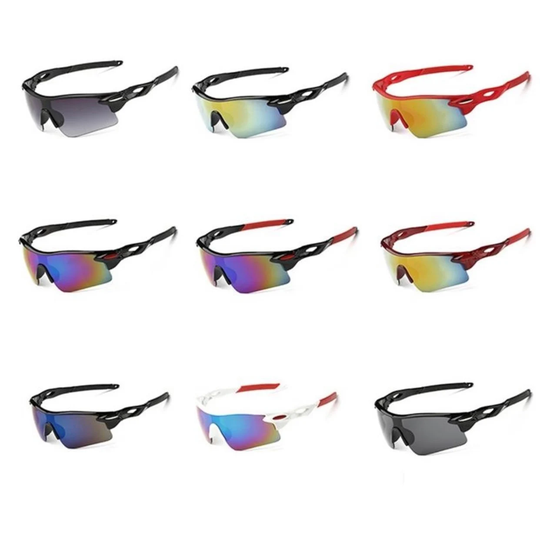 Pack Of 6 Outdoor Sunglasses For Sports Cycling Running Fishing