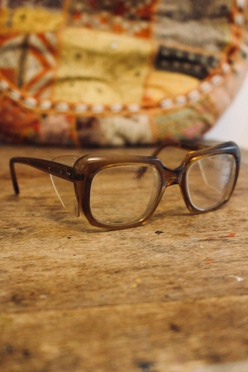 Rare Vintage 1950S Crystal Wayfarer-style Nhs Prescription Eyeglasses - Glasses Frames