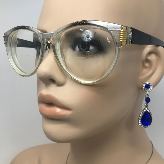 Vintage Specsavers Yw17 Eyeglasses Glasses Frame Clear Square Used Eyeglass Frames Retro