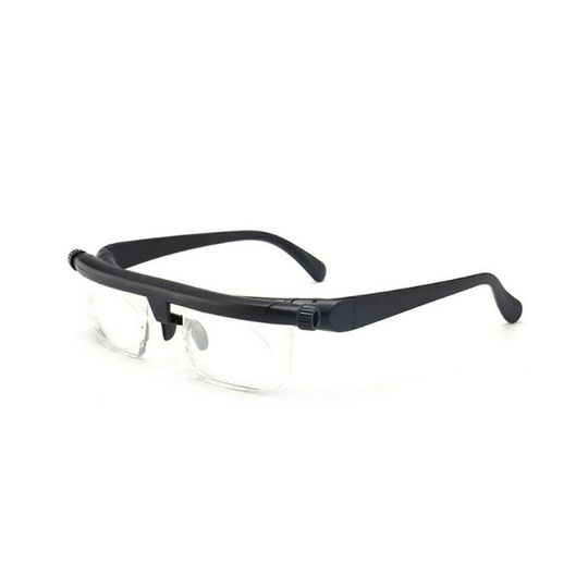Adjustable Dial Glasses Variable Focus For Reading Distance Vision Eyeglass HOT