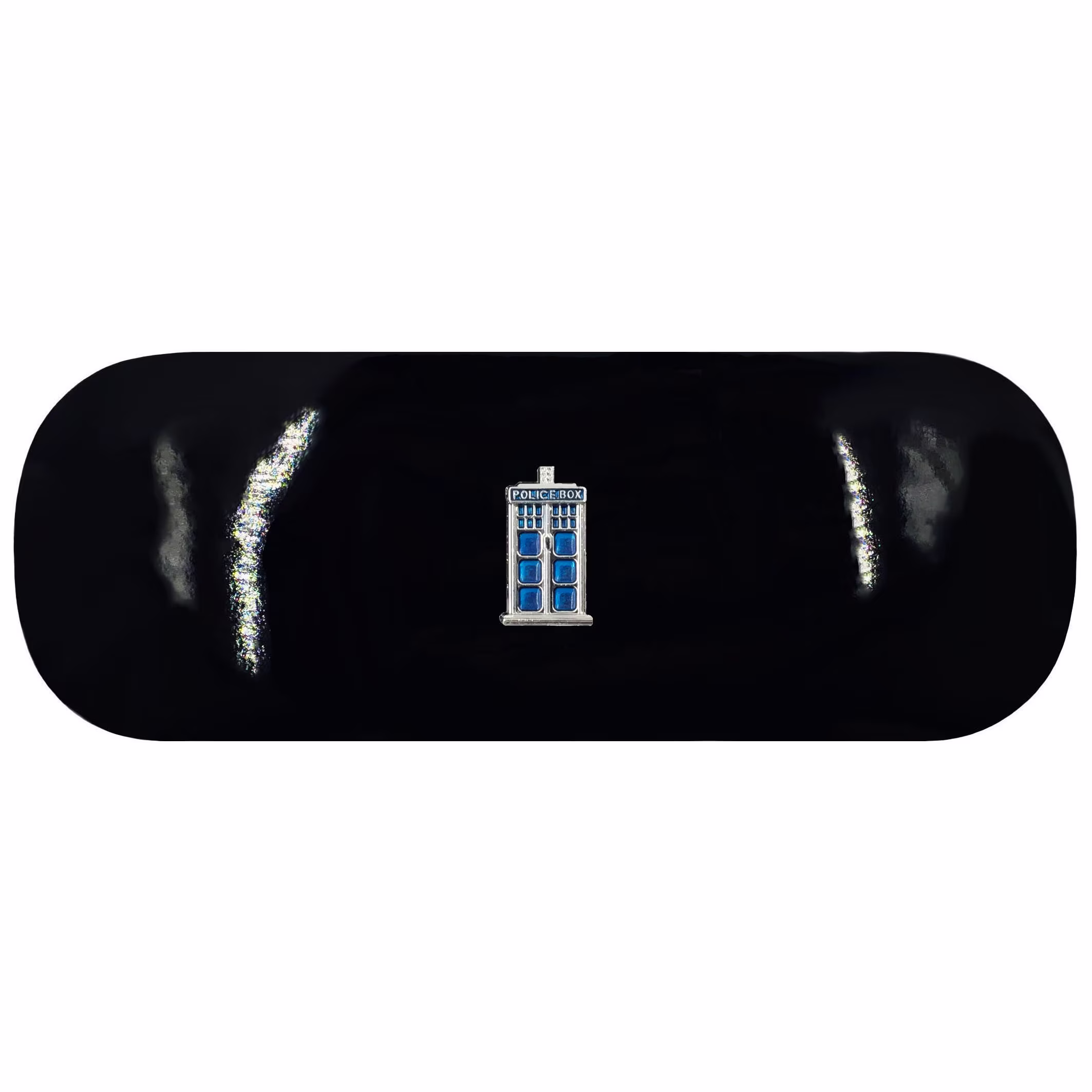 Police Box Hard Glasses Case. Station Spectacle Officer Reading Eyeglasses Cops Robbers Detective Birthday Gift