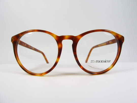 Monsieur, Eyeglasses, Panto, Round, Oval, Frames, Hyper Vintage, Nos, Ultra Rare