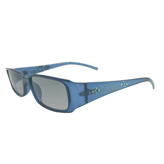 Dior Sunglasses - Authentic Crystal Diamante Sunglassesin Blue 90S 2000S Vintage Genuine