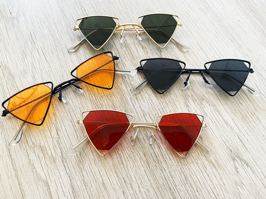 Women Retro Style Sunglasses Triangle Beach Outdoor Eyewear Glasses Simple